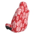 thumbnail image 4 of Lsque Red Hibiscus Flower Pattern Car Seat Covers for Front Seats , Waterproof Seat Covers for Cars, Sporty Front Seat Covers,Car Seat Cover Protector Front Seats, 4 of 5