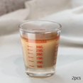 thumbnail image 4 of 2 Pieces Glasses Measuring Cup Liquid Measuring Cup Transparent for Bar, 4 of 8