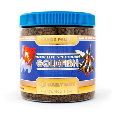 New Life Spectrum Goldfish Daily Diet Fish Food Pellets for Large Fish, 150