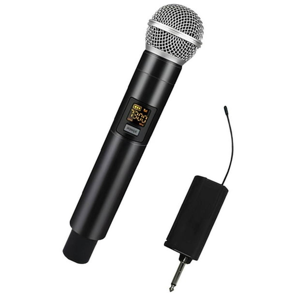 Langgg VHF Wireless Microphone Handheld Mics for Karaoke 1 Microphone