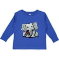 thumbnail image 3 of Inktastic Kiniart Elephant Boys or Girls Long Sleeve Toddler T-Shirt, 3 of 5