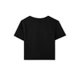 thumbnail image 3 of BELLA + CANVAS Women’s Flowy Crop Tee, Short Sleeve Crewneck T-Shirt, Black, 2XL, 3 of 4
