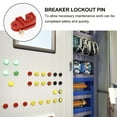 thumbnail image 3 of Raindrops Electrical Switch Safety Lock Red PA Nylon for Maintenance Work 1Pcs, 3 of 8