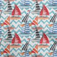 thumbnail image 1 of oneOone Rayon Light Blue Fabric Beach Fabric For Sewing Printed Craft Fabric By The Yard 56 Inch Wide, 1 of 4