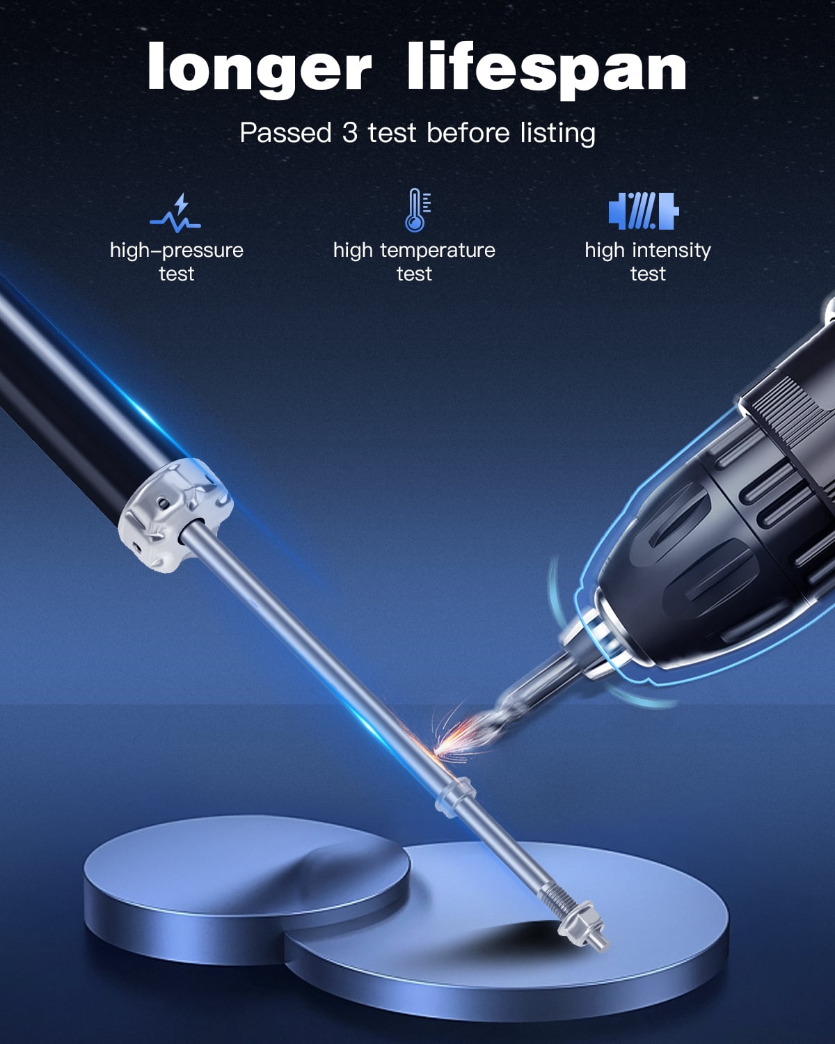 ECCPP Rear Set Absorber Shocks Struts Compatible Fit for 2004 2005 2006 2007 2008 for Nissan Maxima 344450 5600