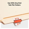 thumbnail image 2 of Smead, SMD67073, BCCR Bar-Style Color-Coded Labels, 500 / Roll, Dark Orange, 2 of 2