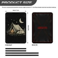 thumbnail image 3 of FUIALDOLG RV Door Window Shade Cover, Foldable Sun Shade Windshield Blackout Shower Curtains Coverage Accessories Fits for Most RV Interior Door Camping Cat Moon Night Pattern (17.3" X 26"), 3 of 7