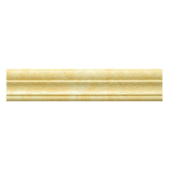 Meitianfacai Flexible Wall Trim, Peel and Stick Self-Adhesive Design, Crown Molding for Cabinet Mirror Frame Wall Edge Home Decor, 7.55 ft