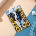thumbnail image 5 of Spiral Notebook,Double-Wire Spiral College Lined Journal Notebook for Study and Notes,100 Pages,5.71x 8.26 in - Border Collie Smiling in Sunflower Field, 5 of 7