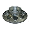Harris Farms Poultry Feeder Base for Quart Jar for Baby Chick Galvanized Steel for Chickens