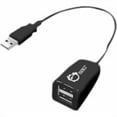 thumbnail image 1 of Concentrateur Usb 2.0 à 2 Ports 480 Mo/s Compact Noir - Numéro de Modèle : JU-H20011-S1, 1 of 2