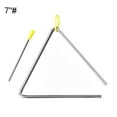 thumbnail image 2 of Flmtop Children Triangle Steel Beating Percussion Musical Instrument Kids Education Toy, 2 of 8