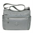 thumbnail image 1 of KAUKKO bolso cruzado para mujer, bolso de hombro ligero, bolso cruzado de nailon con múltiples bolsillos, bolso de viaje para mujer KAUKKO 1517-GRIS CLARO, 1 of 5