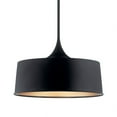 thumbnail image 4 of 52097BK Kichler Lighting Elias - 1 light Convertible Pendant - with Mid-Century/Retro inspirations - 15.25 inches tall by 22 inches wide-Black Finish, 4 of 6