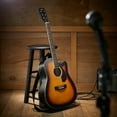 thumbnail image 3 of Ashthorpe Full-Size Cutaway Dreadnought Acoustic Electric Guitar Package, Sunburst, 3 of 8