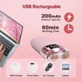 thumbnail image 4 of Facial Hair Remover for Women Portable Electric Shaver Device with Built-in LED Electric Shavers for, 4 of 5