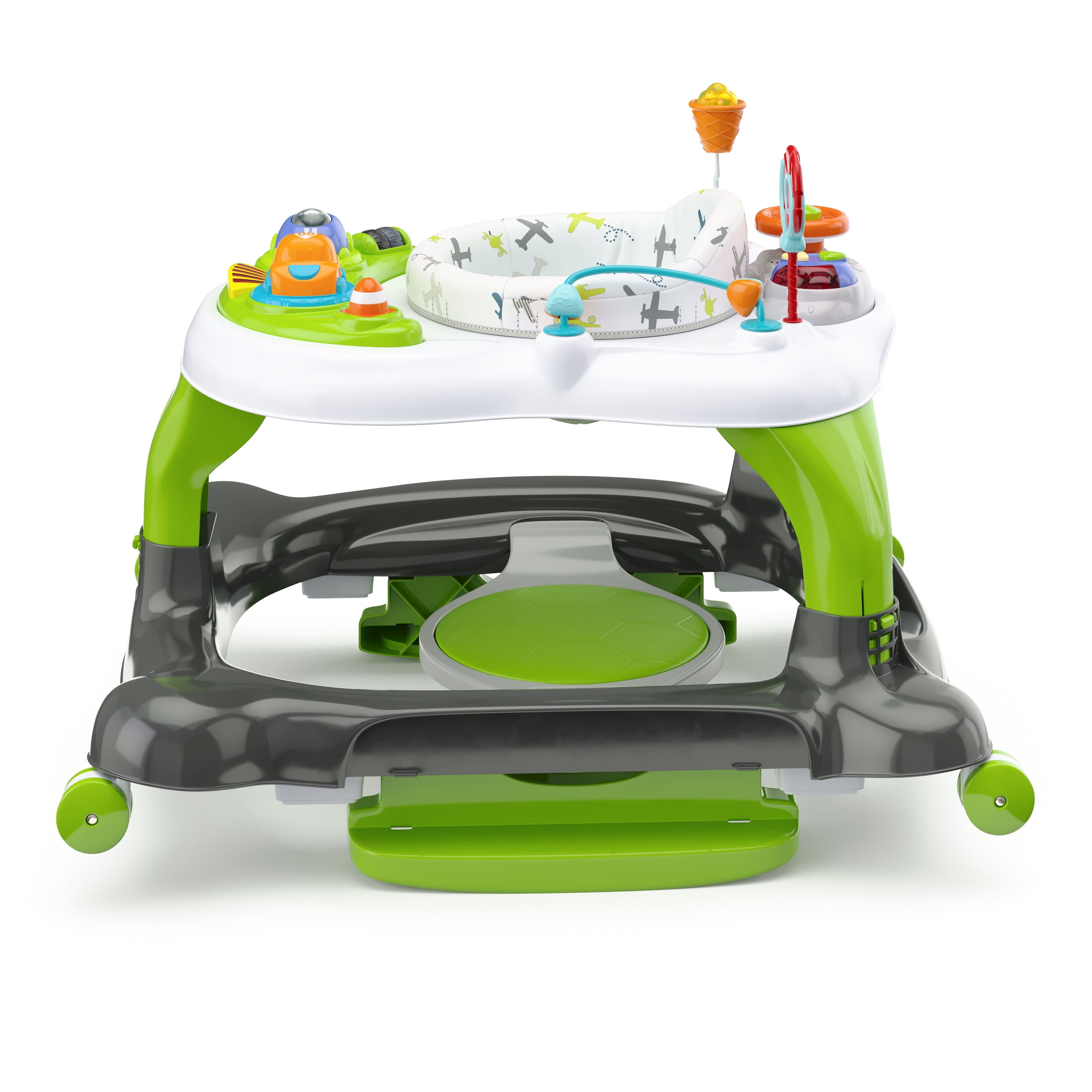 Storkcraft Activity Walker with Jumping Board and Feeding Tray Unisex Green