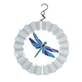 thumbnail image 2 of DOLITY 3D Metal Spiral Rotating ing Wind Garden Porch Large Wind Chimes F, 2 of 9