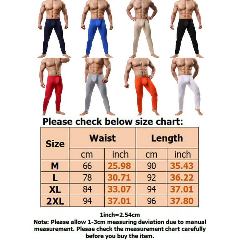 Glonme Men's Compression Pants Cool Dry Tights Solid Color Leggings Running  Athletic Base Layer Active Elastic Waist Sport Pant Color of skin L 
