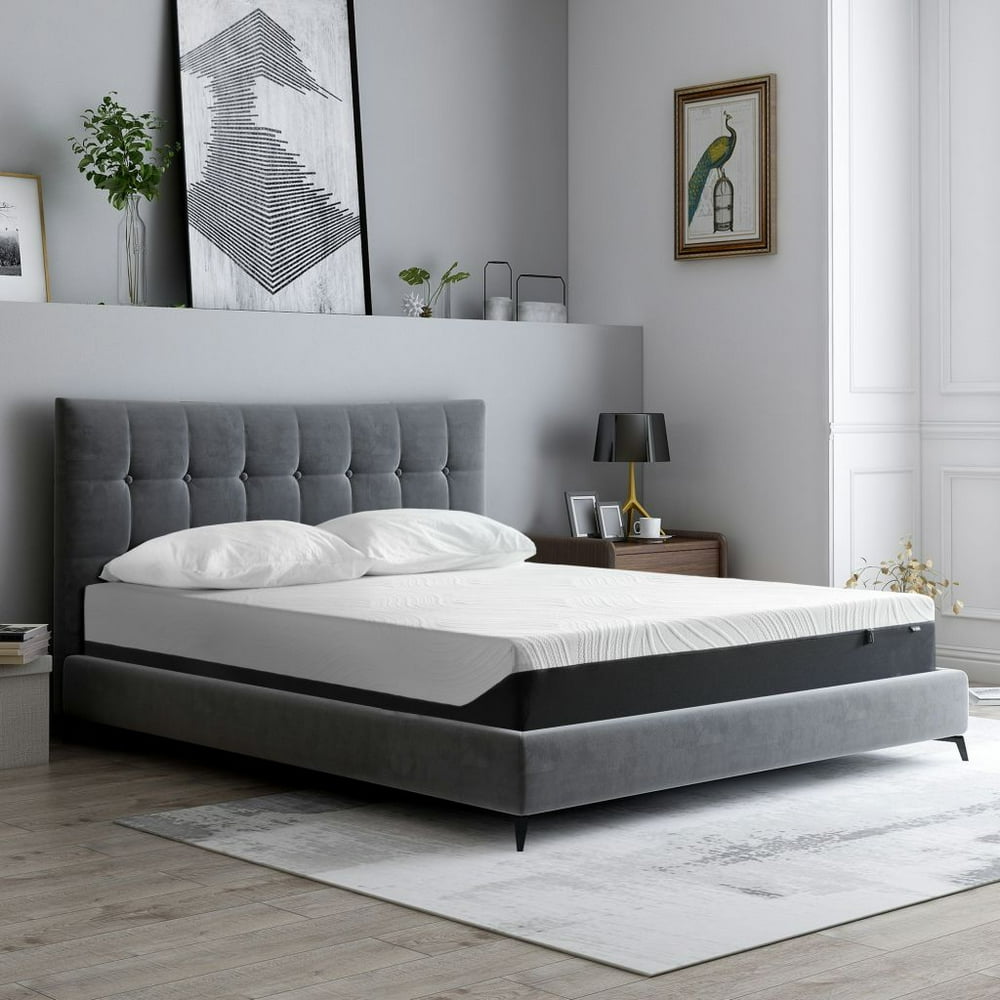 10 Inches Gel Memory Foam Mattress, King Size, Medium