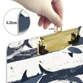 thumbnail image 6 of FORMRS Acrylic Clipboard with Low Profile Clip Standard A4 Letter Size, 12.5" x 9", Light Sharks, 6 of 8
