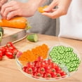 thumbnail image 2 of GOOHOCHY Assiette à Fruits Réutilisable Trois Compartiments Assiette de Stockage Alimentaire en Plastique Transparent pour Réunions de Famille 1Pcs, 2 of 8