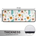 thumbnail image 5 of Kitchen Rugs Sets Of 2,Pioneer Flower Floral Print Pattern Anti Fatigue Kitchen Mat Rugs Non Slip Washable,Decorative Kitchen Floor Mats for Kitchen,Sink,Laundry,17X47 Inch, 5 of 5