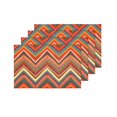 thumbnail image 4 of MKHERT Colorful Tribal Ethnic Aztec Placemats Table Mats for Dining Room Kitchen Table Decoration 12x18 inch,Set of 4, 4 of 4