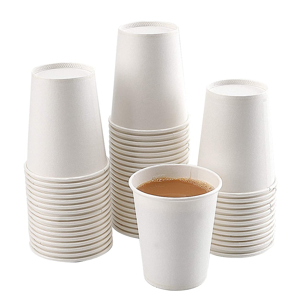Paper Cups 50 Pack 7 Oz Paper Cups Paper Coffee Cups 7 Oz Hot Cups 
