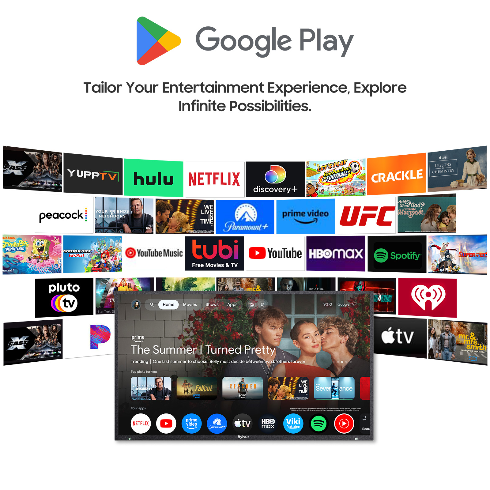 Sylvox 43" 4K Outdoor Smart TV with Google TV photo 4