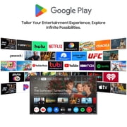 Sylvox 75 inch Outdoor Smart TV, 2000 Nits 4K UHD HDR 10 IP56 Waterproof Google Television with Dolby Atmos, Voice Remote,Chromecast, Pool Pro 3.0