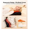thumbnail image 5 of ALLJOY Lumbar Support Massager Pillow with Heat, Back Massager for Pain Relief, Neck Massger, 3 Heating Levels & 4 Mode & 3 Intensities, Christmas&Birthday Gifts for Women Men, 5 of 9