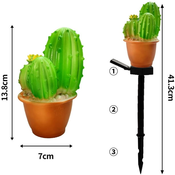 Cactus solar lights deals
