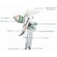 thumbnail image 2 of Professional High Pressure Paint Spray Gun Kit Air Spray Gun Gravity Feed Pneumatic Paint Gun HVLP 600CC 1.4MM/1.7MM/2.0MM, 2 of 4