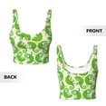 thumbnail image 6 of Sports Bra For Women, Cartoon Funny Cute Chameleon Sports Bras For Women High Support, Workout Tank Tops Woman With Removable Cups, 6 of 8