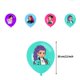 thumbnail image 5 of Kpop Demon Hunters Birthday Party Supplies,KPop Demon Hunters Birthday Party Supplies One set of paper flags + 12 flag holders + 16 balloons + 1 large power strip, 5 of 9