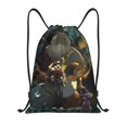 thumbnail image 1 of Pofeuu Pokemon for Water-Resistant 210D Drawstring Bag Compact Foldable Design Gym Yoga Travel Essentials Lightweight Carryall-Medium, 1 of 6