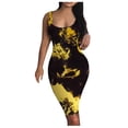 thumbnail image 1 of Gibobby Vestido casual de verano para mujer Vestido midi sin mangas Vestidos Tank Party Club Mini vestido de mujer Tie-dye Vestido de mujer(Negro,M), 1 of 5