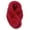 Red, variant on Long Rabbit Pull-Through Scarf - Womens Neck Trim Scarf Brown Winter Scarf for Women Cold Weather