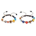 thumbnail image 2 of pitrice Stone Bracelet Hand Pendent Wrist Band Multicolored Fine Workmanship Women Accessories Unisex DIY Prop Solar System Type 1, 2 of 9