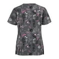 thumbnail image 3 of Frostluinai Short Sleeve V-neck Scrub Top (Women's or Women's Plus), 3 of 4