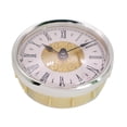 thumbnail image 1 of Movimiento de reloj clásico 3 "(80 mm) Reloj de con números con moldura plateada Decoración para, 1 of 9