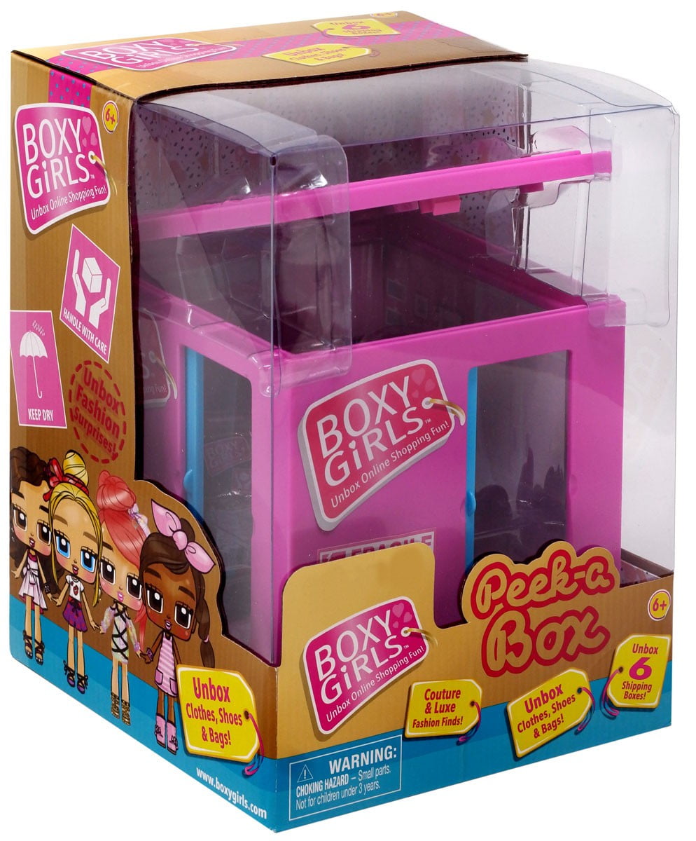 Boxy Girls Peek-A-Box Mini Doll [Pink] 