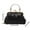 Black, variant on Elegant Pleated Handbag for Women, Gold Sequin Evening Bag with Detachable Chain Shoulder Strap, Vintage Clutch Purse for Wedding, Party, Date Night, Crossbody or Top Handle Bag
