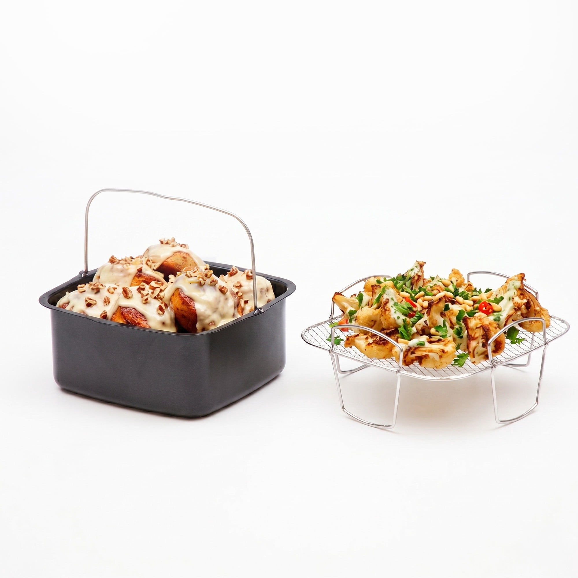 Nuwave 6Qt Air Fryer Accessories (Baking Pan + Rack)
