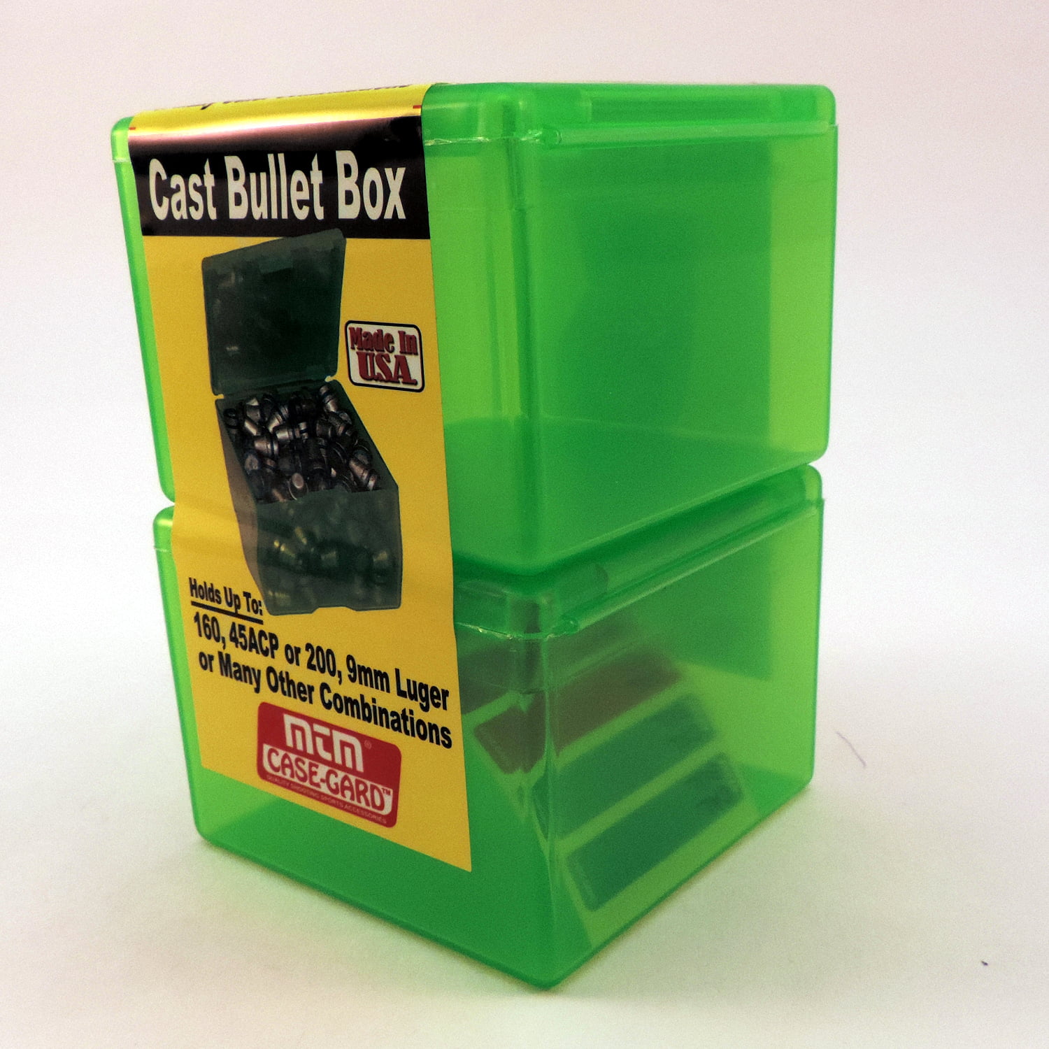 2 Pack MTM Case-Gard Cast Bullet Box 