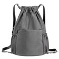 thumbnail image 1 of Mochila de deportes al aire libre Mochila De Baloncesto Con Cordón Mochila Casual Impermeable Plegable Para Hombres Mujeres, 1 of 4