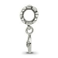 thumbnail image 2 of 925 Sterling Silver Polished Oxidized Reflections Letter Name Personalized Monogram Initial O Dangle Bead Charm 18.18x13, 2 of 6