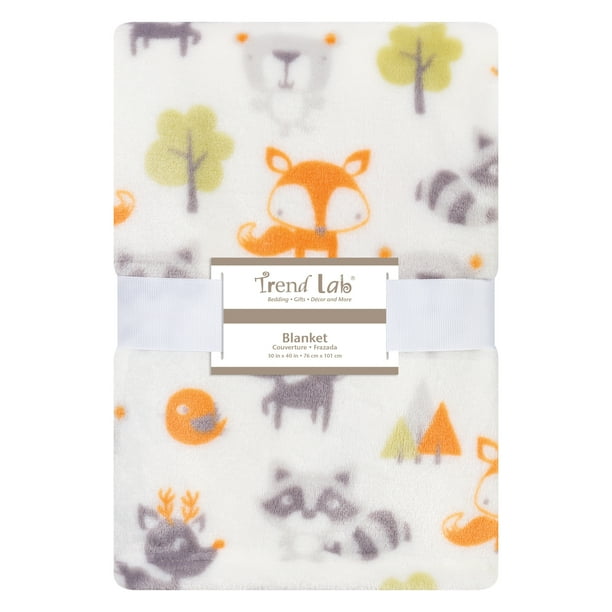 Forest Pals Plush Baby Blanket Walmart Com Walmart Com