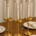 thumbnail image 5 of Koyal Wholesale 3.5" x 10" Glass Hurricane Candle Holder Shades, Indoor Tabletop, 6-Pack, 5 of 6